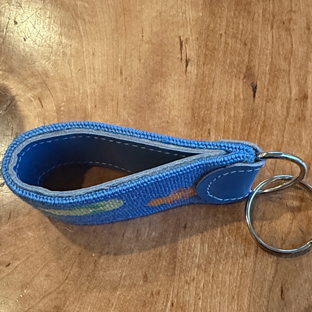 Handmade Needlepoint Key Fob - Picture 3 of 3